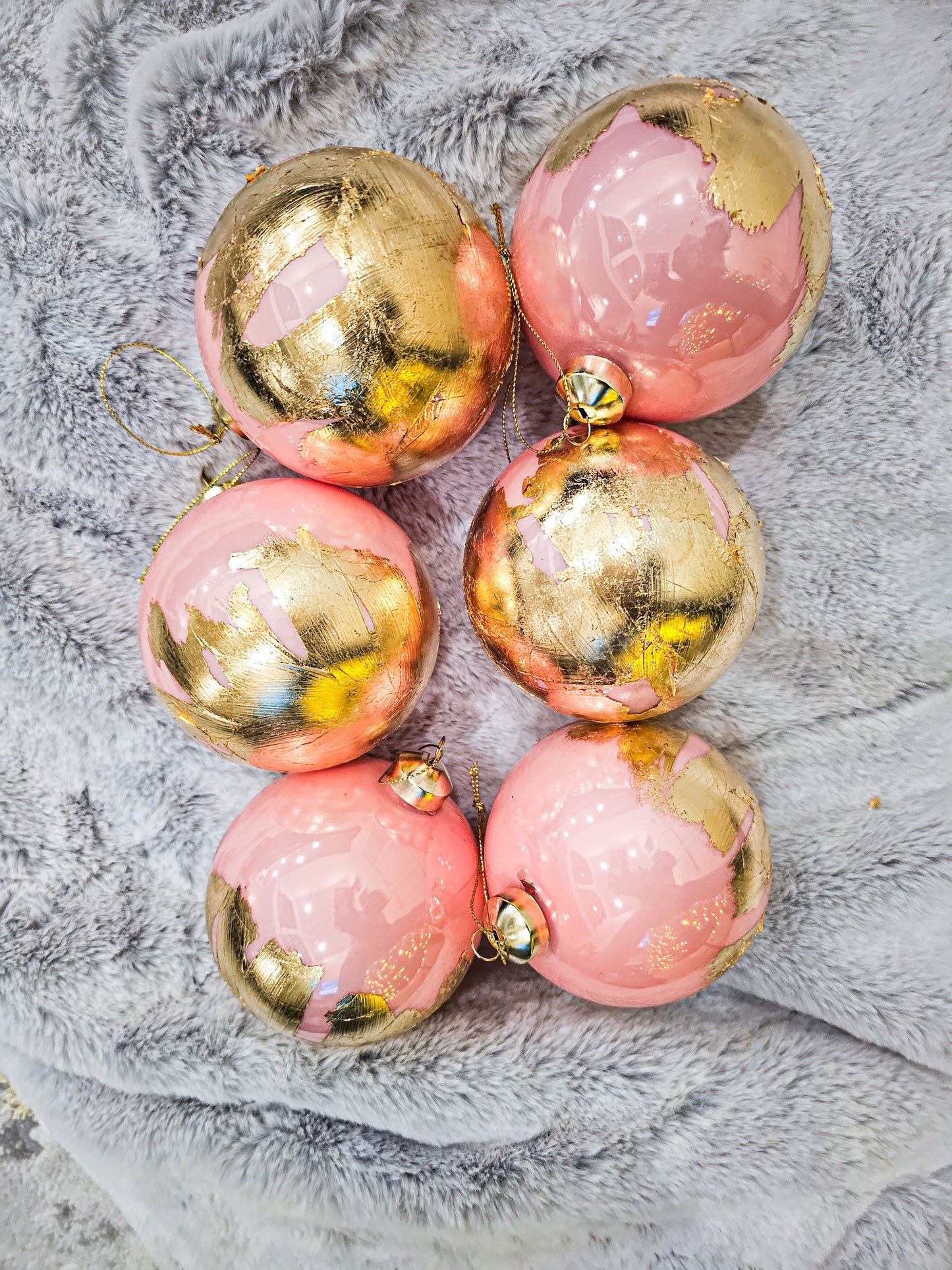 Gold and blush bauble