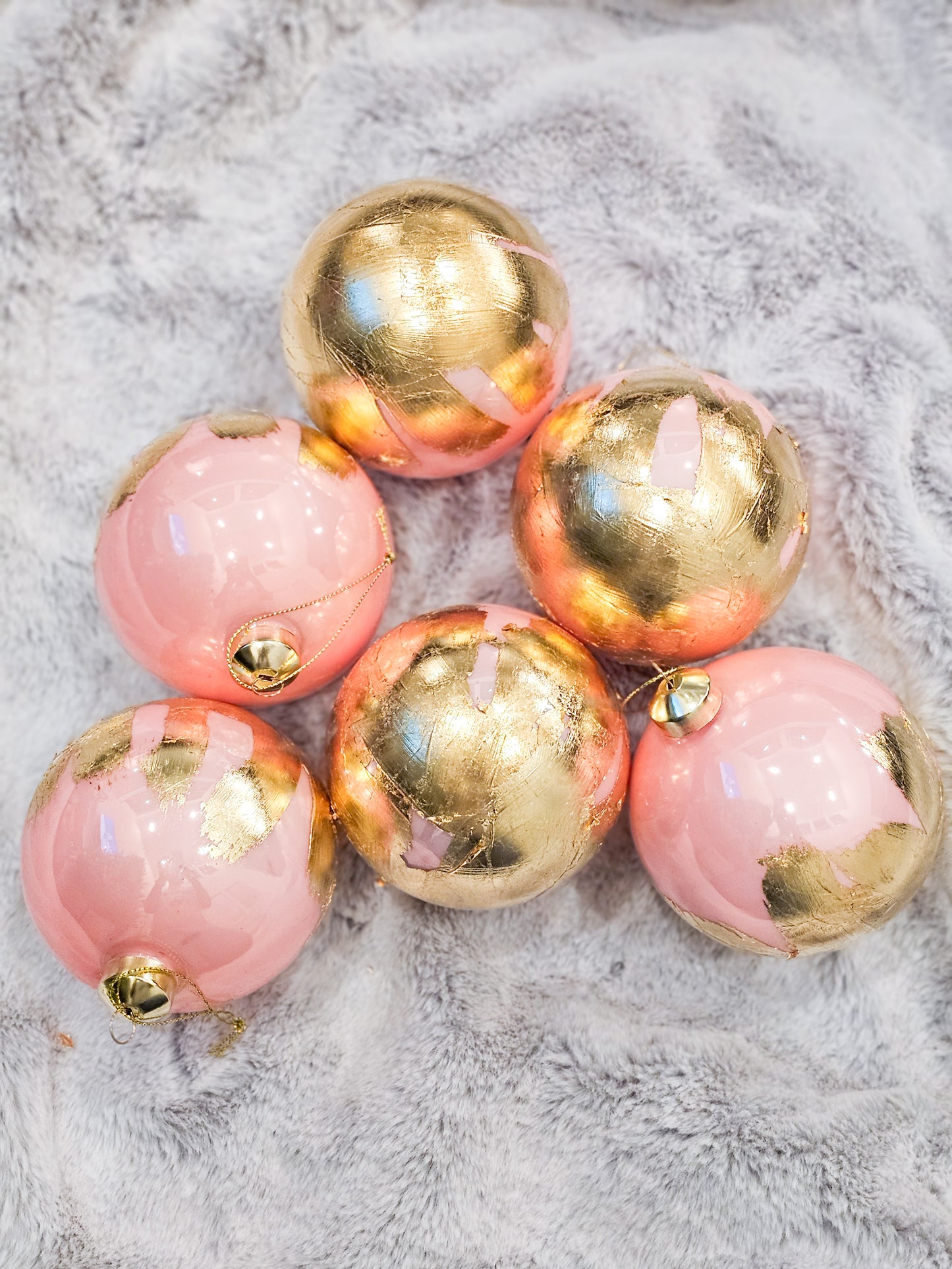 Gold and blush bauble